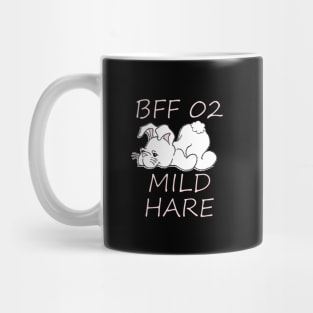 BFF 02 MILD HARE Matching Design for Best Friends Mug